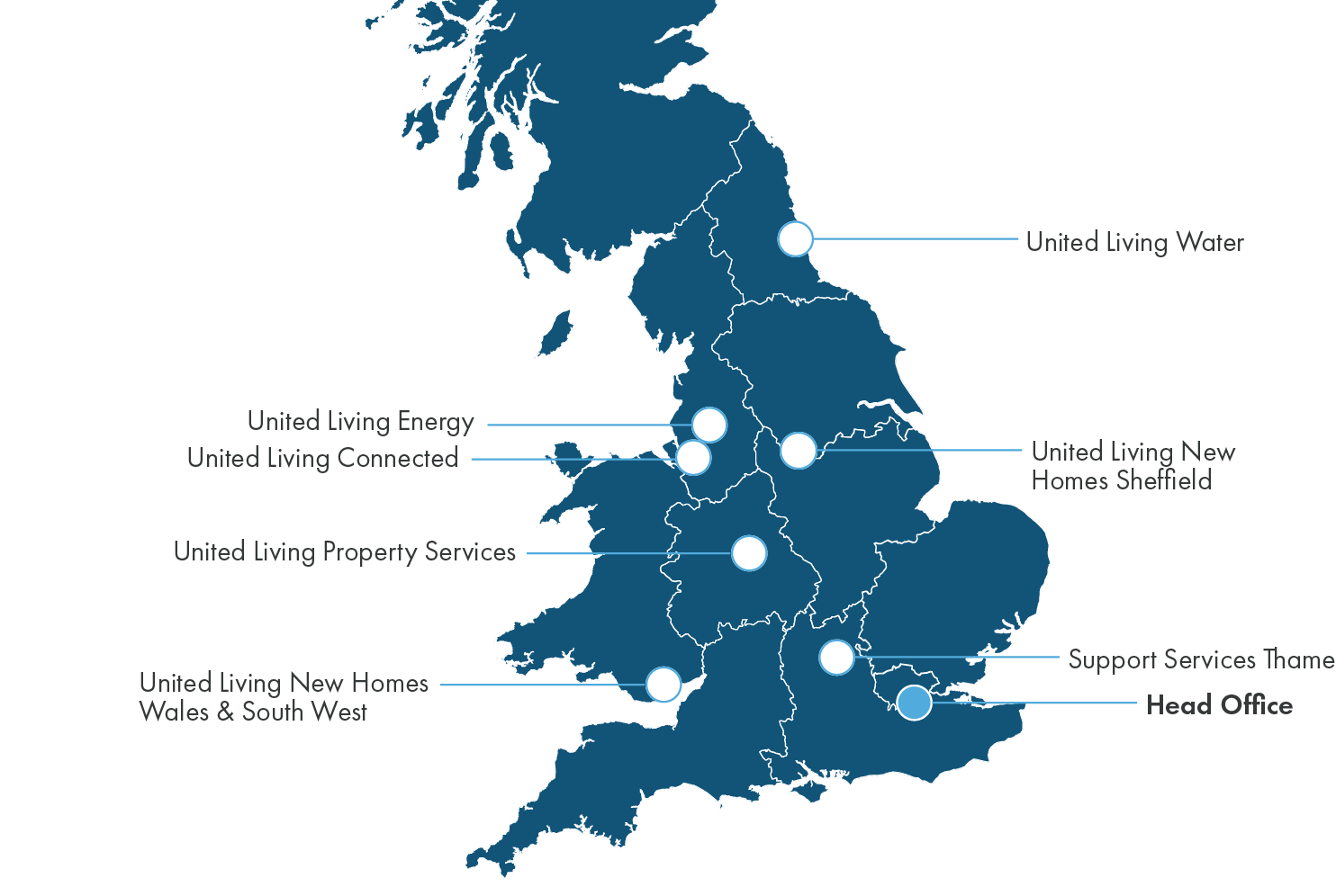 contact united living office locations